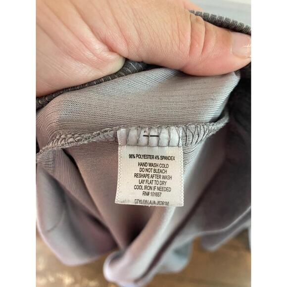 Freebird Cardigan Size S Grey Open Front Long Ribbed Knit Cozy Casual Layer - Picture 6 of 9